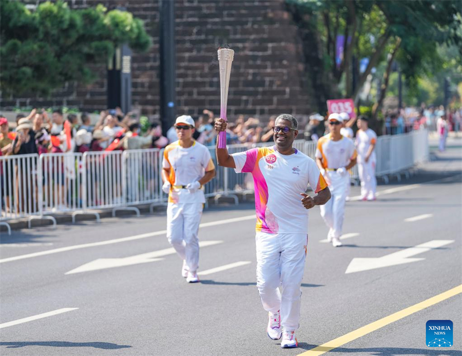 Torch Relay Of 19th Asian Games Continues In Quzhou E China The 19th